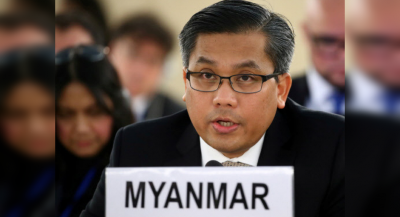 The UN Myanmar envoy said personal security stepped in the middle of the threat