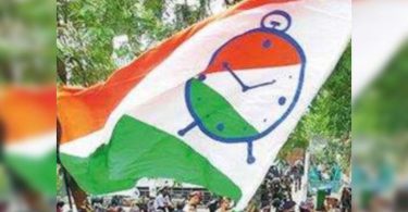 The NCP stage protested the Thane Municipal Corporation function