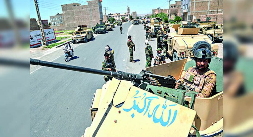 The Taliban won the Afghan TV office in Lashkargah in the midst of intensive battles with government forces