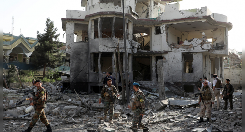 Blast near Afghan defense facilities in Kabul, civilians were injured