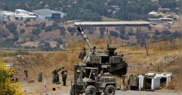 The Israeli army said it shot back after 3 rockets from Lebanon