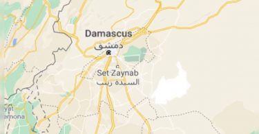 The explosion in the military barracks outside the Syrian capital killed 1