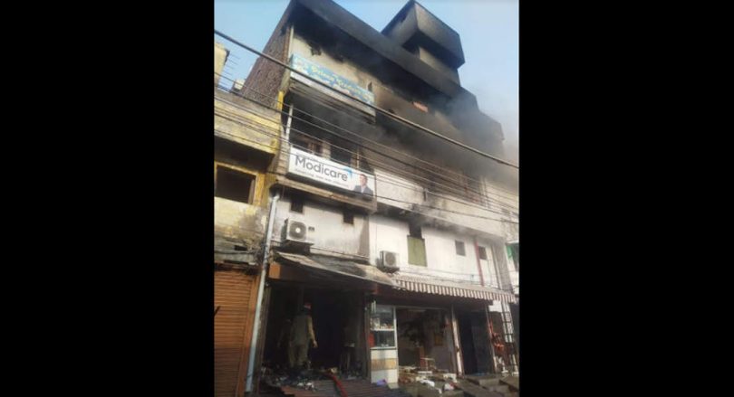Ludhiana: A broken fire in a failed warehouse in the Field Ganj, there were no casualties