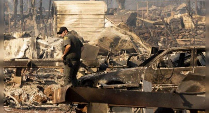 Dozens of house caught fire when the siege of the California wildfire continues