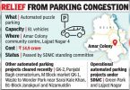 In Delhi Cly, RS 14.9CR automatic puzzle parking immediately
