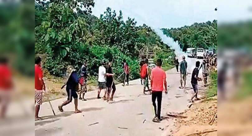 Bristles Border After Torch 'Mizoram Intruders' House in Assam
