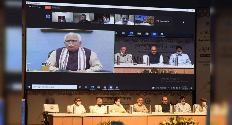 Haryana CM became the first student of the Japanese language course at Kurukshetra University