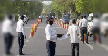 Police issued advisors about the red crossing road
