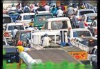Chennai Roads choked towards the weekend