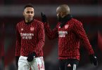 Aubameyang and Lacazette among the four positive Covid cases at Arsenal