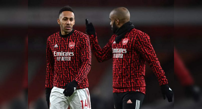 Aubameyang and Lacazette among the four positive Covid cases at Arsenal