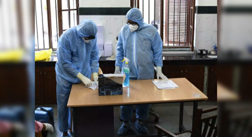 13 nursing students in a positive salm covid test