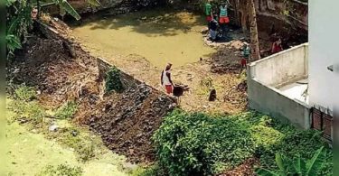 KMC lenses on construction debris are dumped in ponds