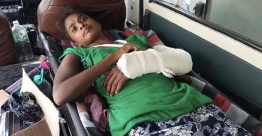 Up: brutally beaten, women go to thana in an ambulance