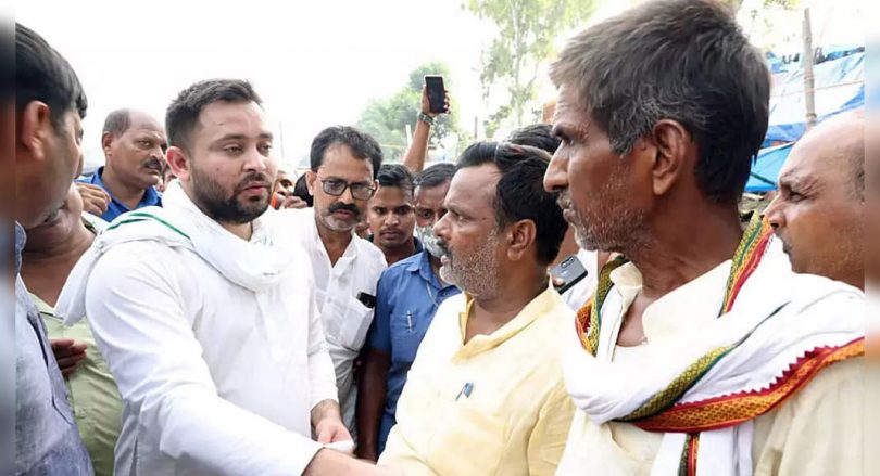 Will look for a flood package for Bihar from PM: Tejashwi