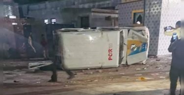 Gujarat: MOB Ransacks police vehicle to get permission for the TAZIA procession, 5 police injured