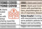 Hospital shifts the focus of Covid, starting different cells