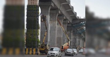 NMC refused Mahametro's request to maintain a vertical garden