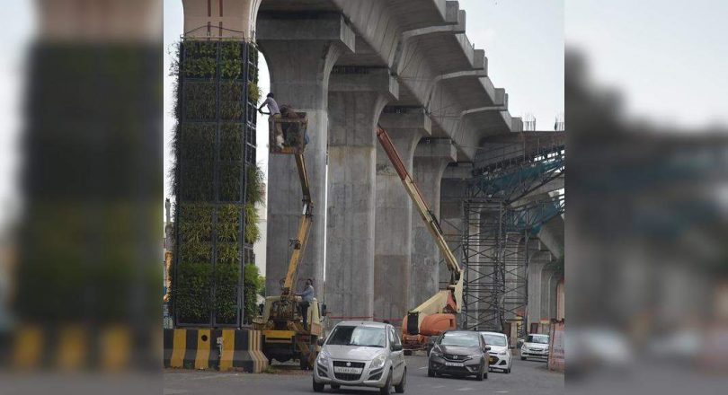 NMC refused Mahametro's request to maintain a vertical garden