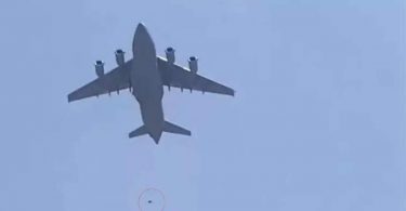 "I was at Kabul Airport, the body saw falling from the plane '