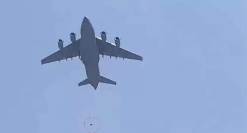 "I was at Kabul Airport, the body saw falling from the plane '