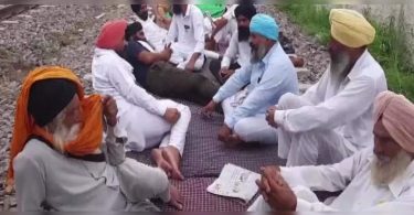 Farmers' protest hit the train movement, road traffic in Jalandhar for the second day