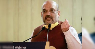 Foreign Minister Amit Shah welcomes people at Onam