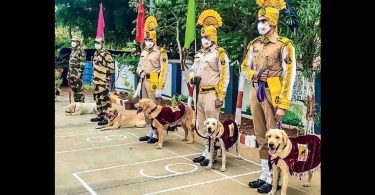 Two CISF pension dogs, 3 newly appointed in Chennai