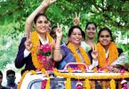 The woman's hockey team received a warm welcome at NCR