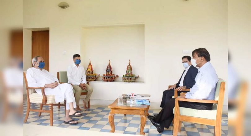 Lakshmi Niwas Mittal Meets Odisha CM Naveen Patnaik to discuss the Kendrapada steel factory project