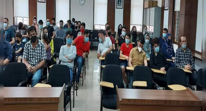 Afghan students request a visa extension at Mangalore