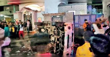 Five police were injured in clashes over the TAZIA procession in Devbhumi Dwarka District