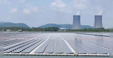NTPC started the largest floating solar factory in India in Andhra