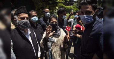 After silence at all parties met, Mehbooba raised the request for the recovery of special status J & K