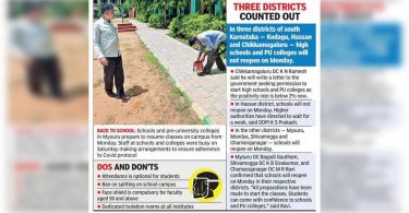 Soos is issued to reopen high school, PU colleges