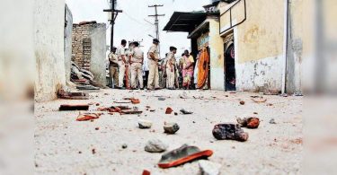 Clash leaf group 9 was injured in Rajkot