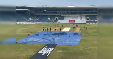 Rain sweeps the second day of the Hindia West V Pakistan