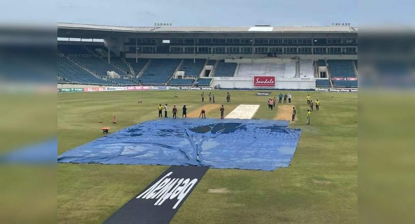 Rain sweeps the second day of the Hindia West V Pakistan