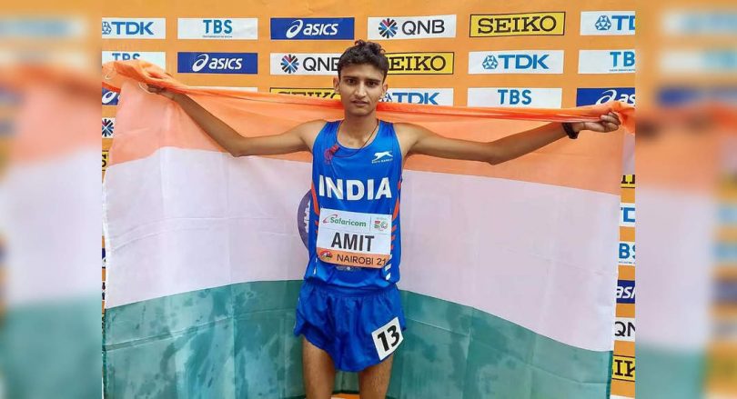 Walker racing Amit Khatri found a silver layer in the world of U-20