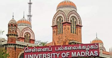 Madras University to end UG reception on September 30