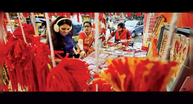 Pune: Ease on the sidewalk makes Rakshabandhan special