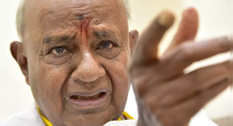 Former PM HD Deve Gowda Rues Unulruly Events in Rajya Sabha