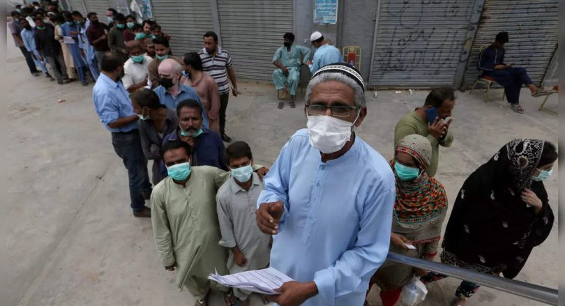 Pakistan reported 3,842 new Covid-19 cases, 75 deaths