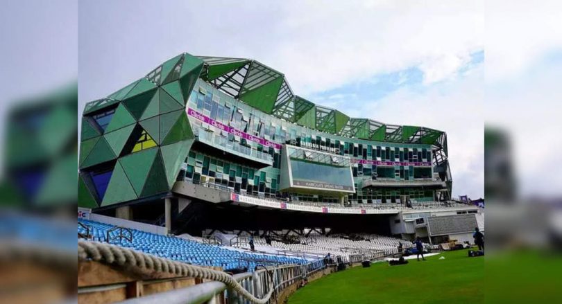 The Indian team arrived at Headingley Stadium ahead of the third test