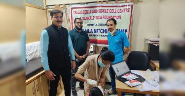 HLA matching camps are carried out for thalassemia and sickle patients