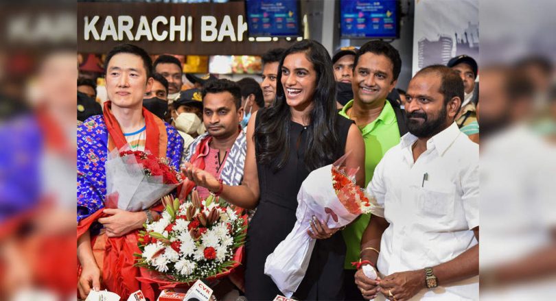 PV Sindhu arrived with a welcome from Hyderabad