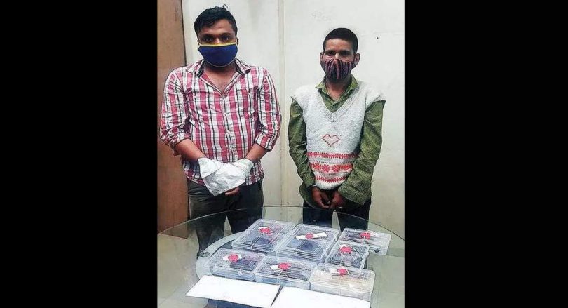 Two held with hashish brought from Himachal