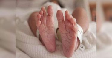 The newborn girl's body was found in the trash