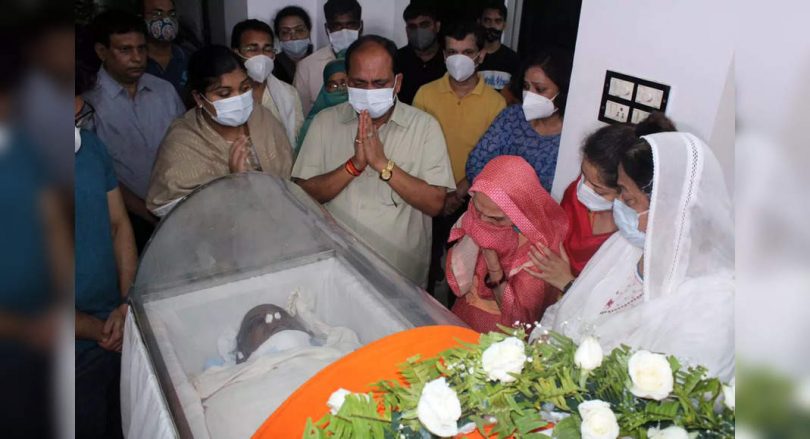 Kalyan Singh's cremation in Bulandshahr today