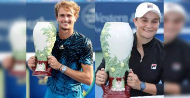 Zverev added the title of Cincy to Olympic Gold, Barty won a woman trophy